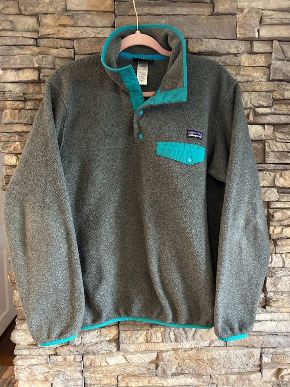Patagonia Women's Lightweight Synchilla Snap-T Fleece Pullover M - Picture 2 of 5